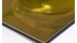 0,40mm Kalınlığında 1250x2000mm Ebatında Altın Aynalı Alüminyum Levha