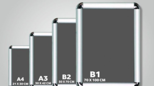 A5 Alüminyum Açılır Çerçeve