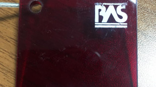 Elektronik Kırmızı Pleksiglas BAS-K145 Akpolimer 2110