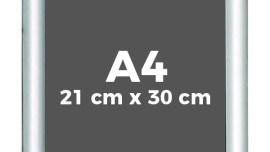 A4 Alüminyum Açılır Çerçeve